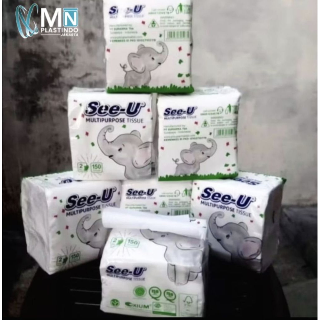 TISSUE MEJA SEE U GAJAH 150s