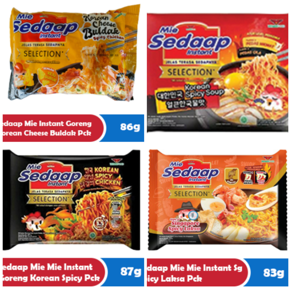 

MIE SEDAAP SELECTION VARIANT