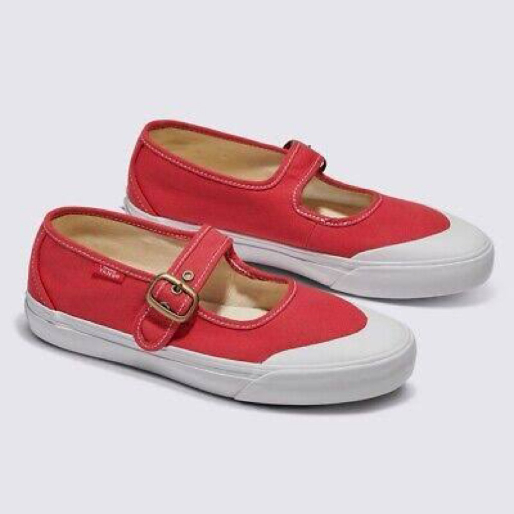 Vans Mary Jane Shoe - Red/White
