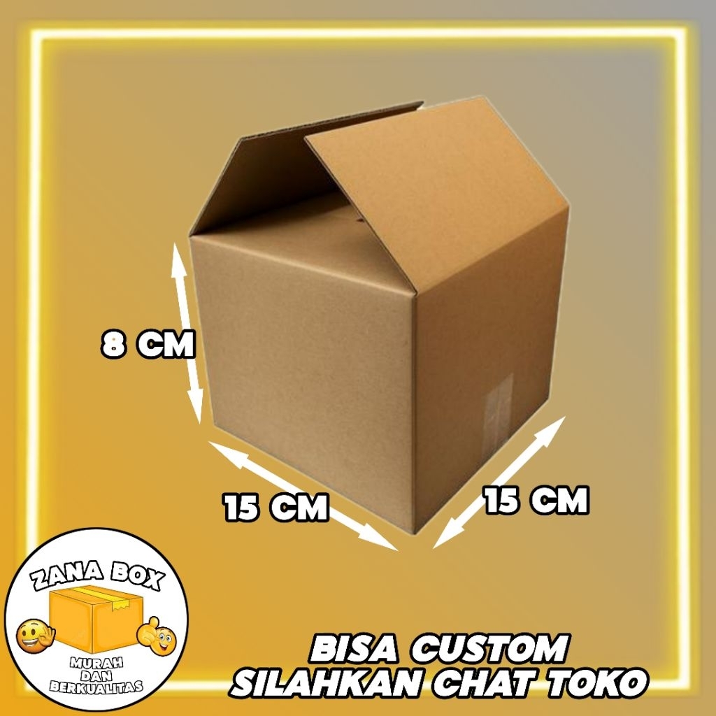 

kardus packing ukuran 15x15x8
