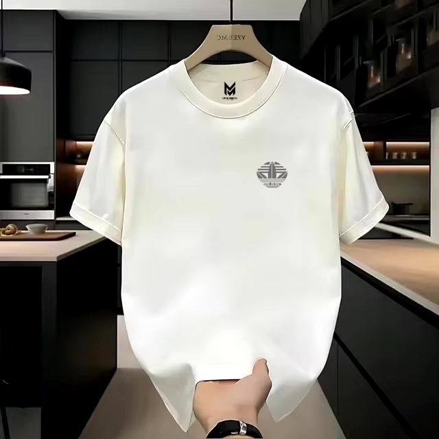 Kaos Pendek ADS Bunga  Motif Silver Atasan Pria Wanita S M L XL XXL Premium Unisex