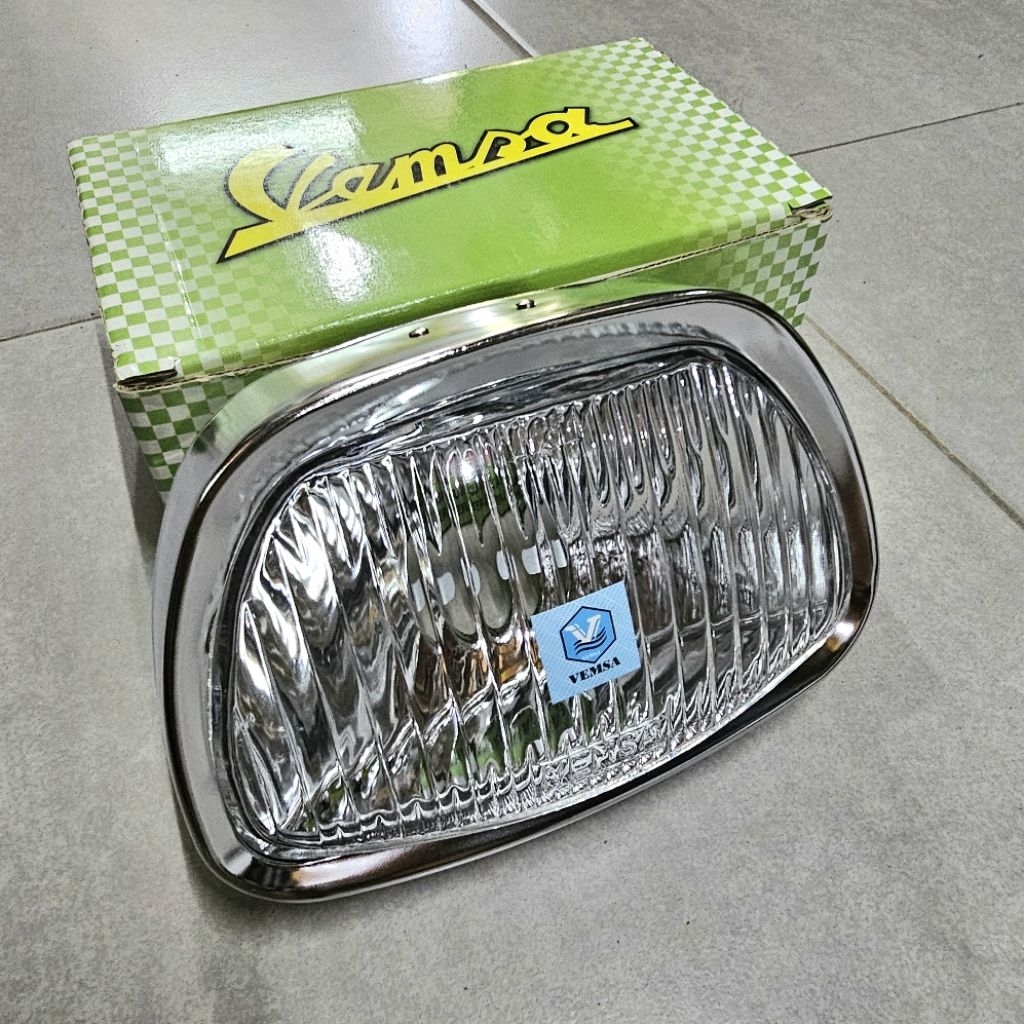 Headlamp Reflektor Lampu Vespa Super Sprint Vemsa Original