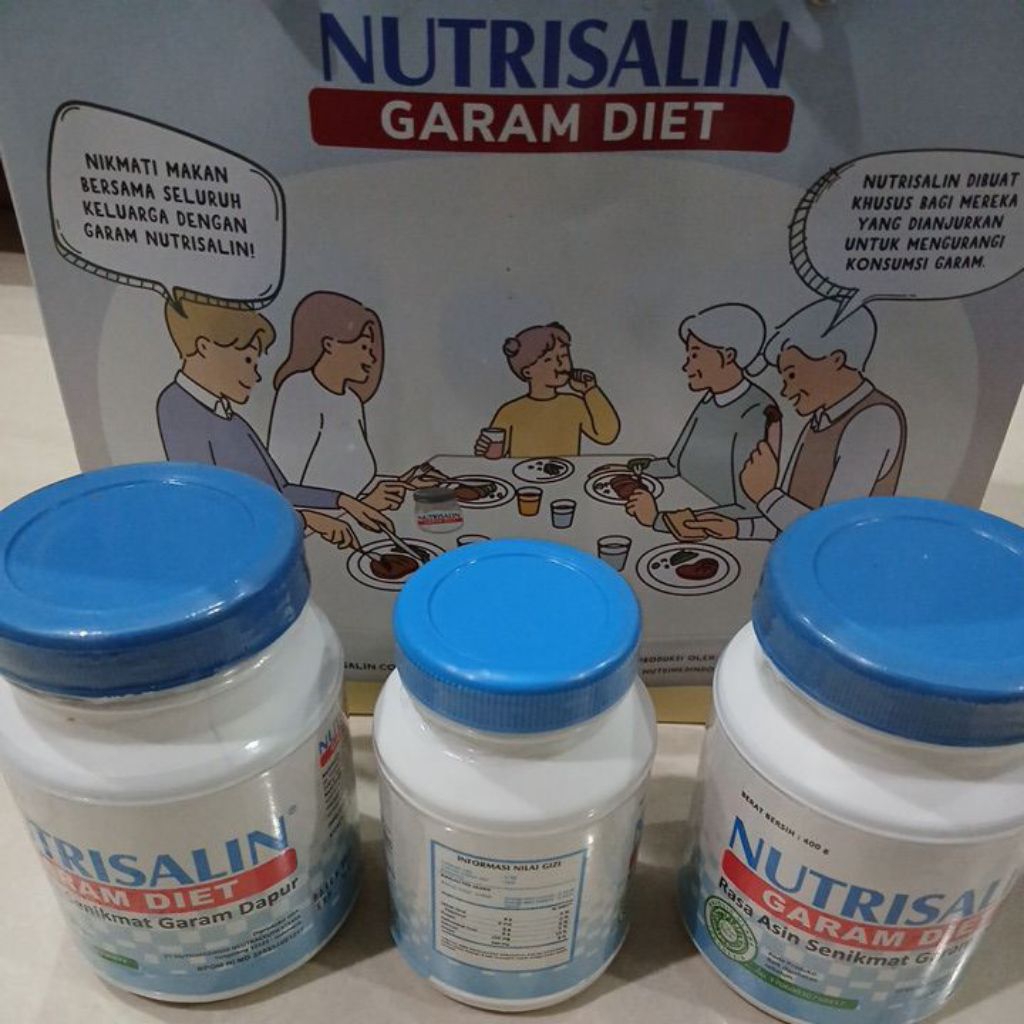 

Nutrisalin Garam Diet 200 - 400 Gram Exp 5/2030