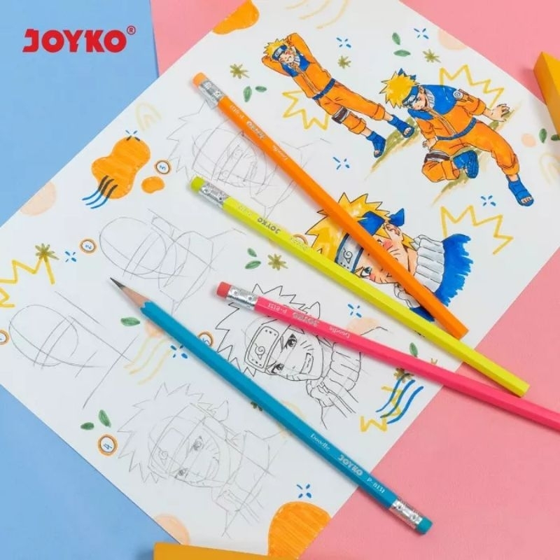 

Pencil Pensil Kayu 2B Joyko P-8131 1 Drum Isi 36 Pcs / Pensil Joyko 2B