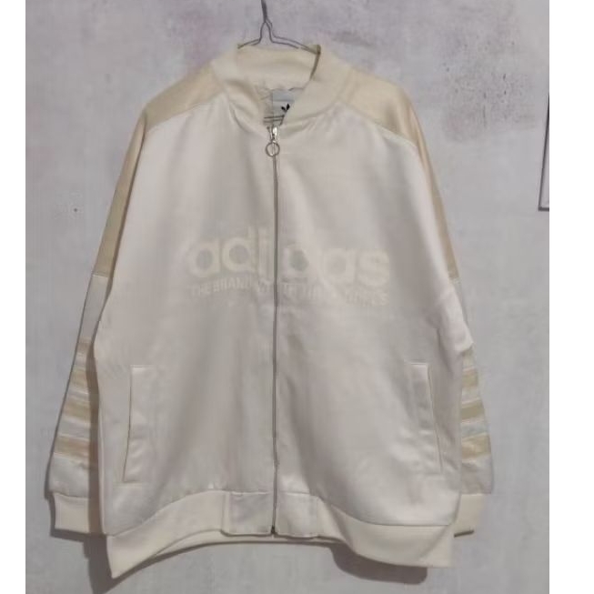 Negoin aje || Jacket Varsity Adidas Trefoil Casual Second