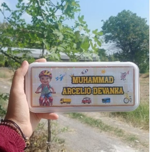 

tempat pensil / case pensil / kotak pensil gambar custom