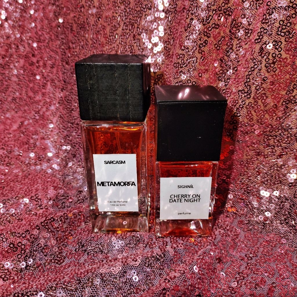 SARCASM METAMORFA + SIGHNIL CHERRY ON DATE NIGHT PARFUM(PRELOVED)