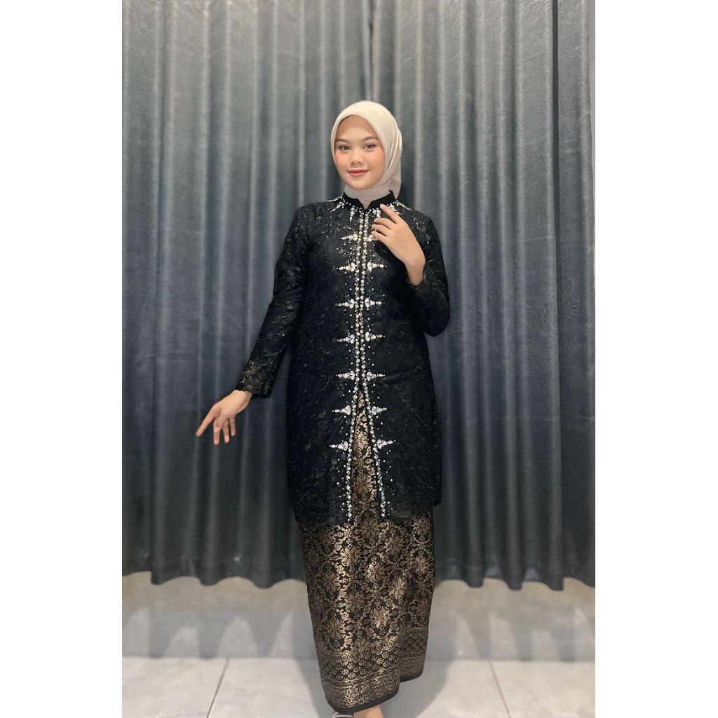 set tunik tile payet/tunik busui payet/stelan tunik busui/set tunik  tile/ tunik tileset tunik payet