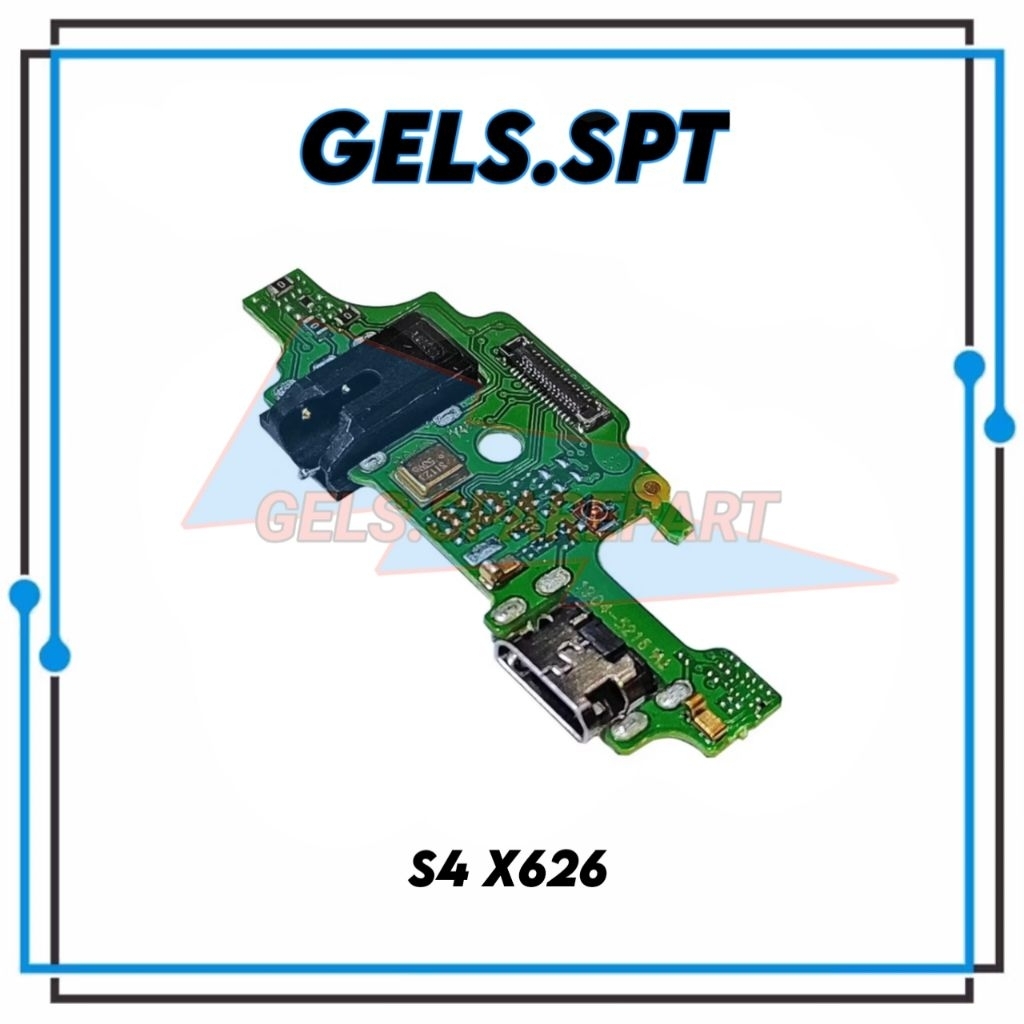 PCB PAPAN CAS / KONEKTOR CAS INFINIX S4 X626 + MIC ORIGINAL