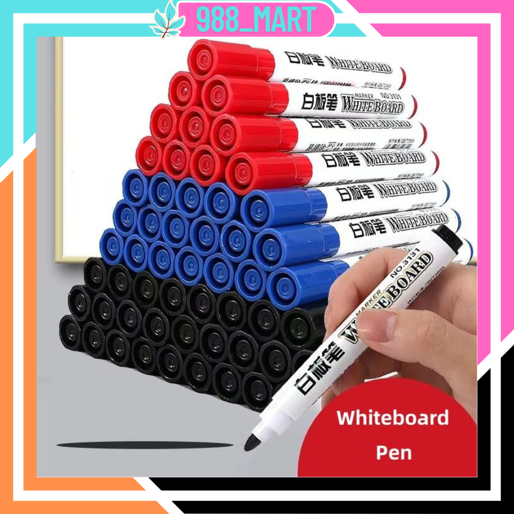 

【COD】【TERMURAH】1 PCS Spidol Snowman Boardmarker Warna Hitam, Merah, Biru