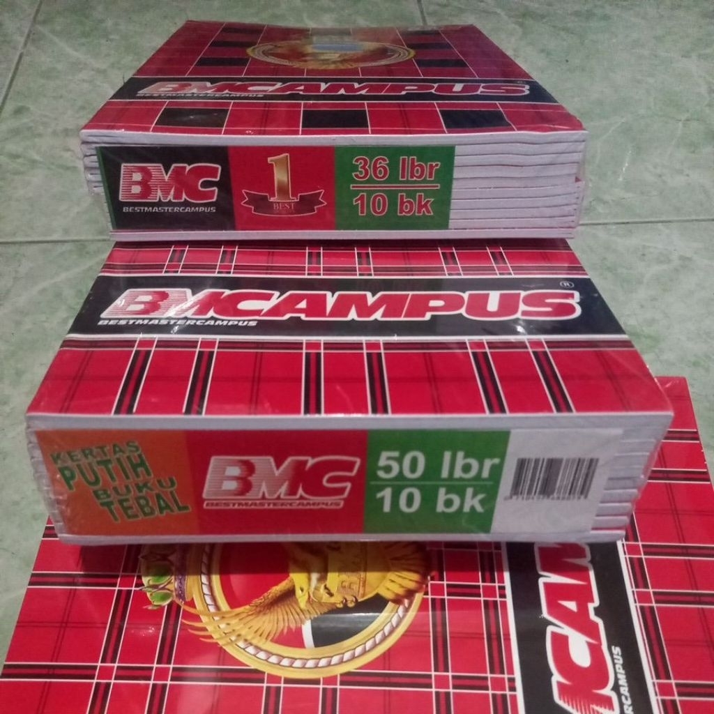 

Buku Campus BMC 36 Lembar & 50 Lembar - 1 Pack (10 Buku)