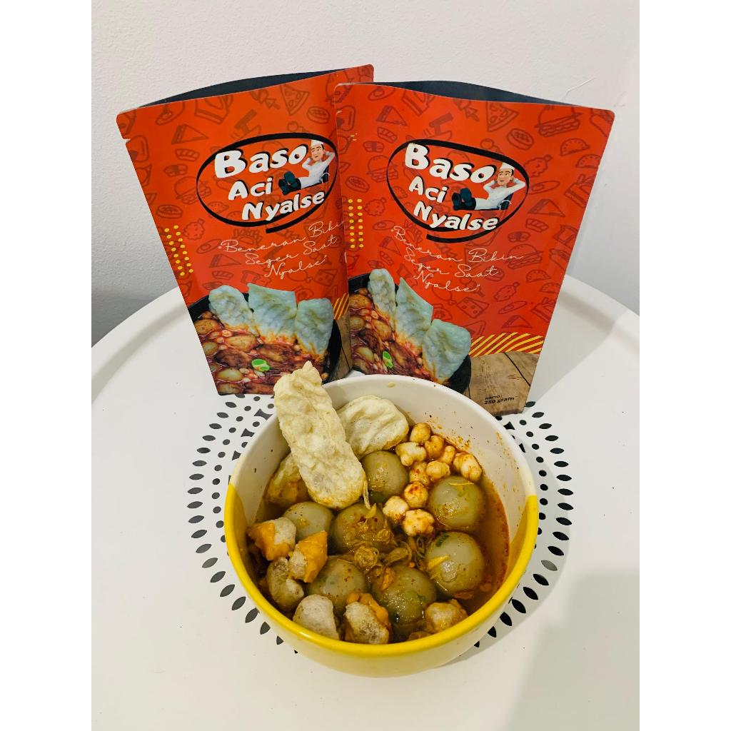 

Baso Aci Frozen Pedas Mercon – Nyalse Isi Melimpah - Makanan Pedas Kekinian - Frozen Food Praktis