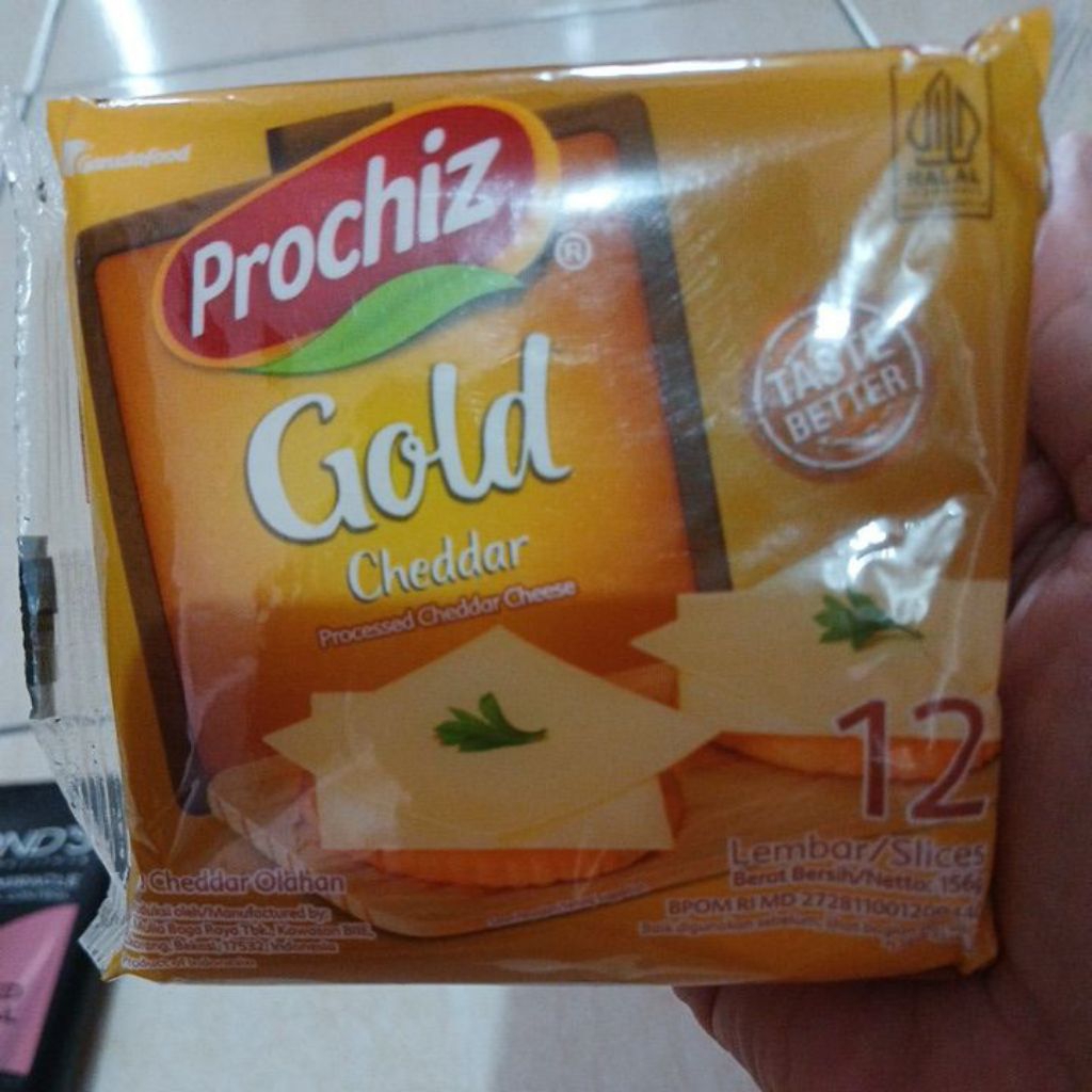 

prochiz keju slice gold isi 12 lembar