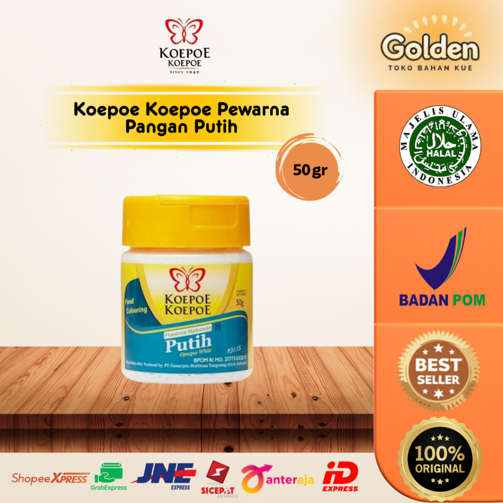 

Koepoe Koepoe Pewarna Pangan Putih