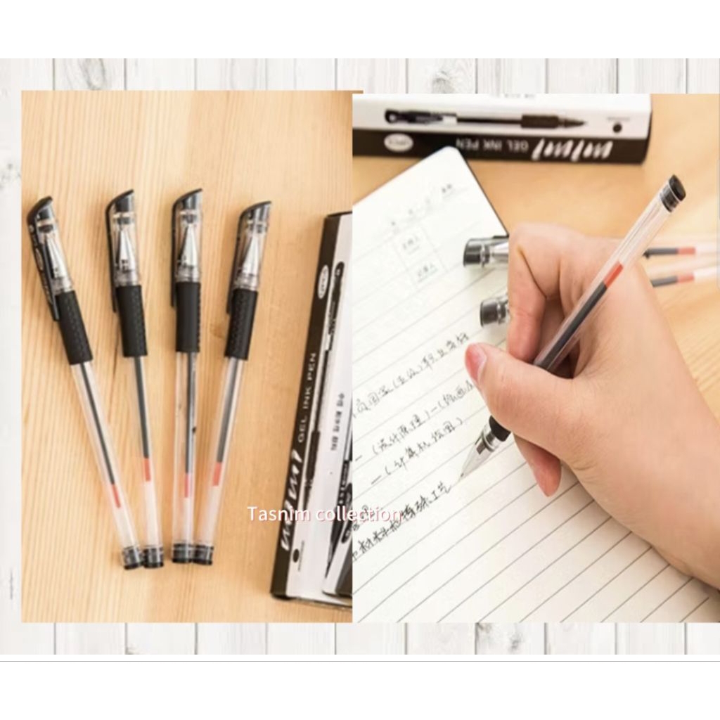 

pulpen gel/ pena warna hitam eceran murah