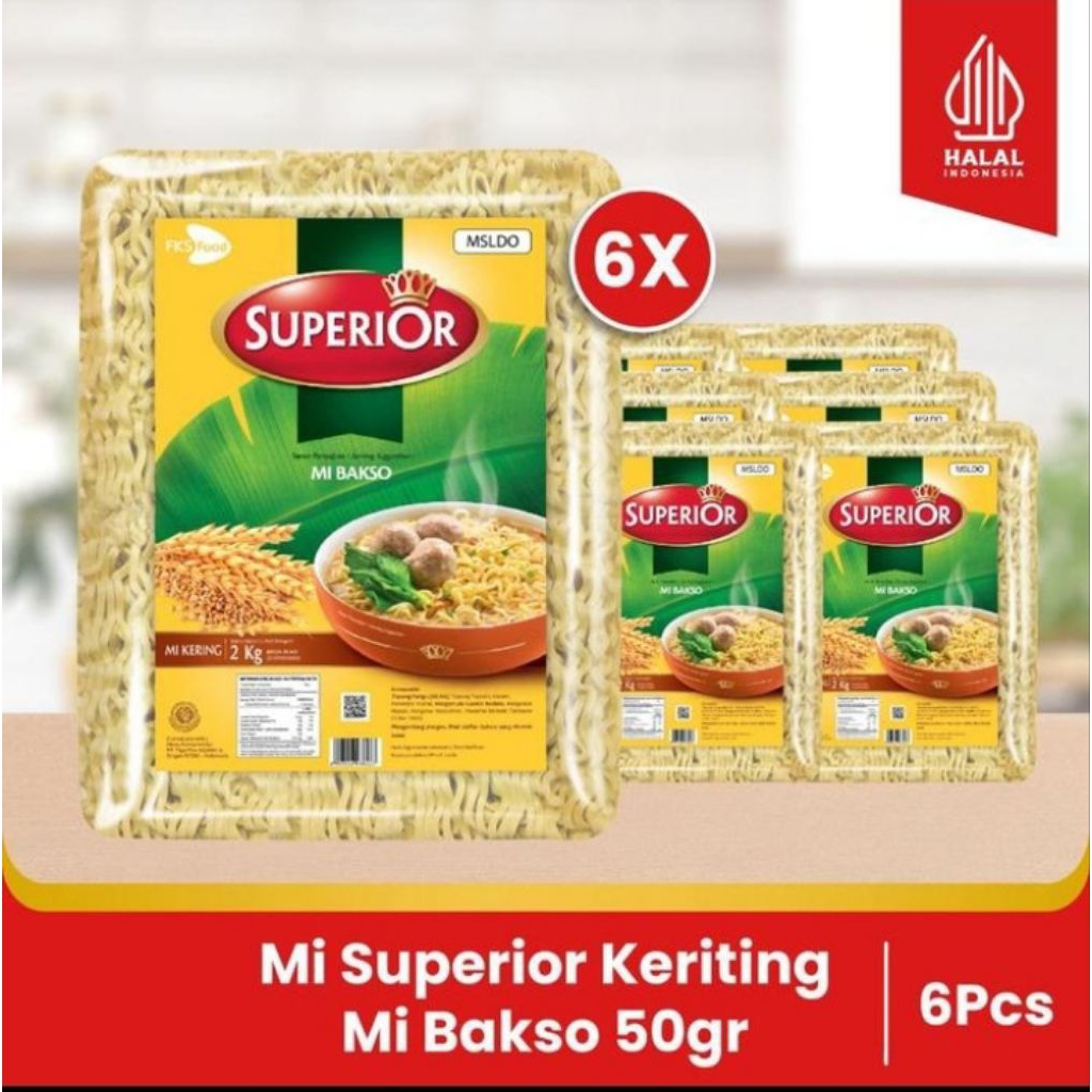 

superior mi kuning 110 gram X 6pcs