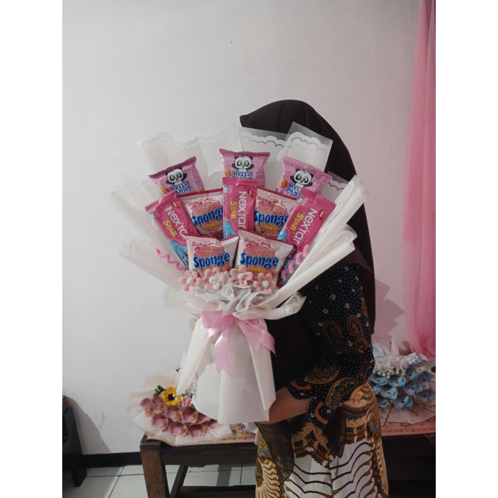 

Buket Snack ~ Buket Pink ~ Buket Premium