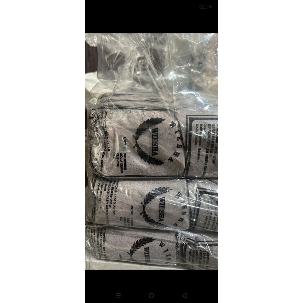 

tepung ketan hitam Wiesha