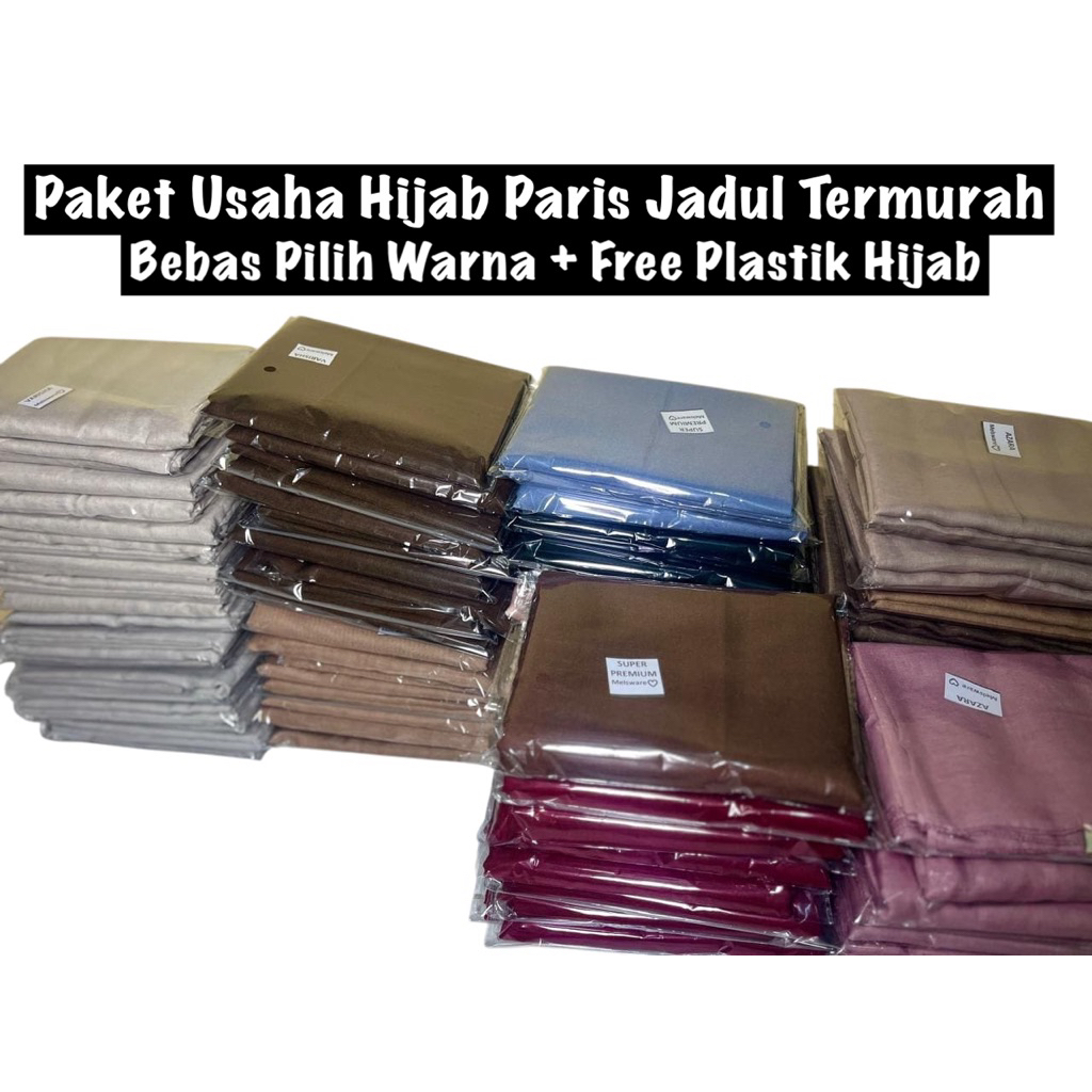 Paket Usaha Hijab Paris Jadul Premium Termurah
