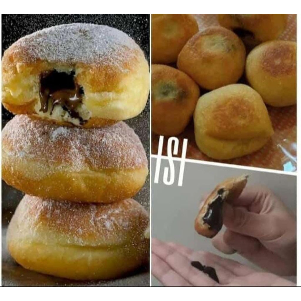 

Donat Kentang isi Coklat