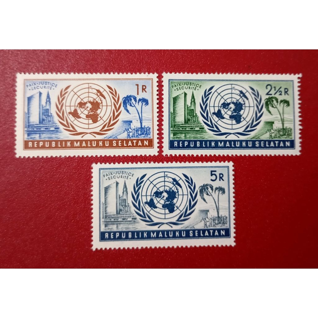 

PRANGKO INDONESIA RMS UNITED NATIONS 1951 NOMINAL BESAR
