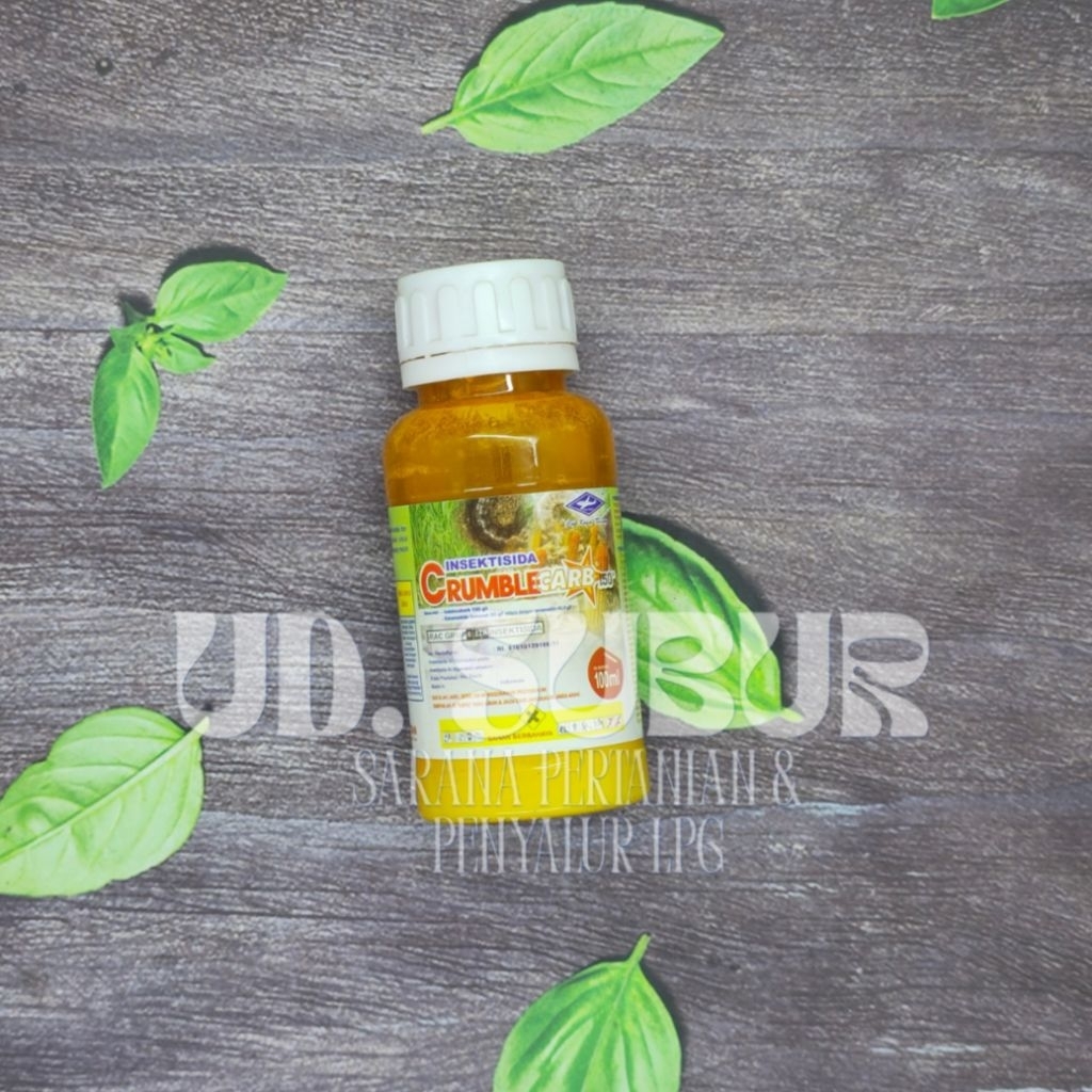 CRUMBLE CARB 150 SC INSEKTISIDA Untuk mengendalikan hama ulat pada segala jenis tanaman (100 ml).