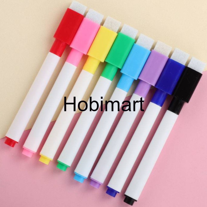 

HM Spidol Penghapus / Spidol Anak Warna Warni / Wipe Clean Marker / Whiteboard Marker S5197