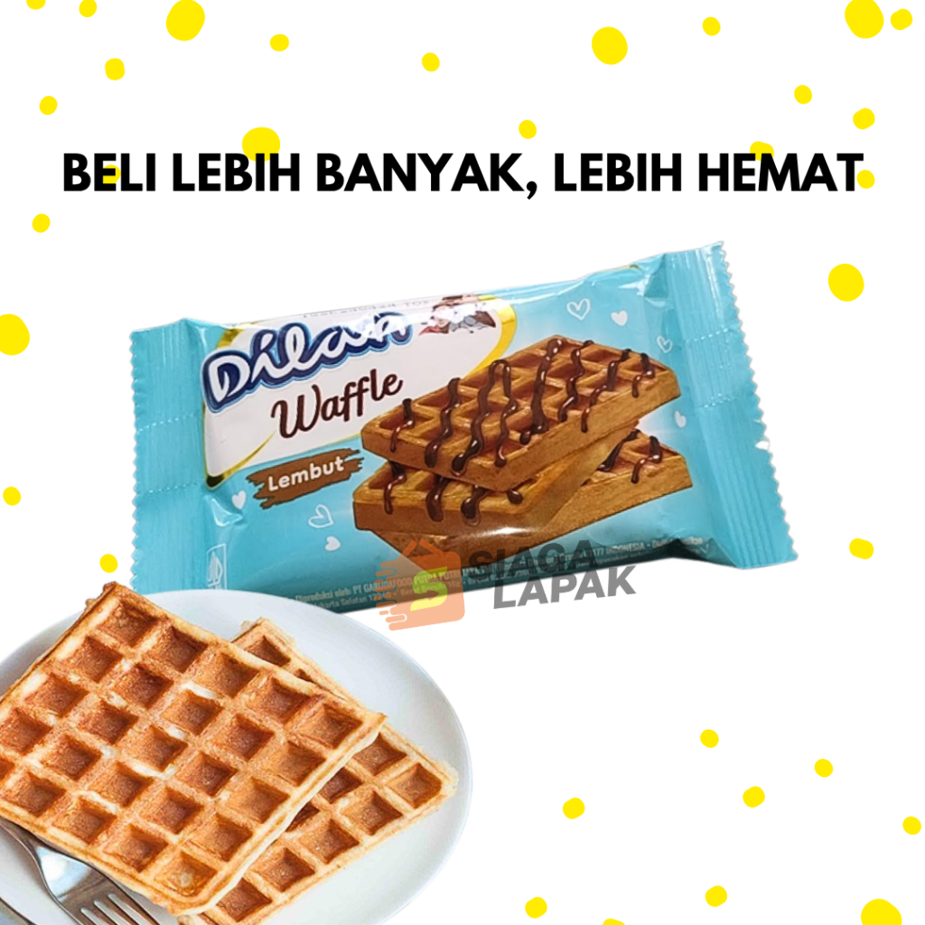 

Dilan Waffle ECERAN 1 PCS Cake Lembut Coklat 16gr Garudafood [BELI BANYAK LEBIH MURAH]