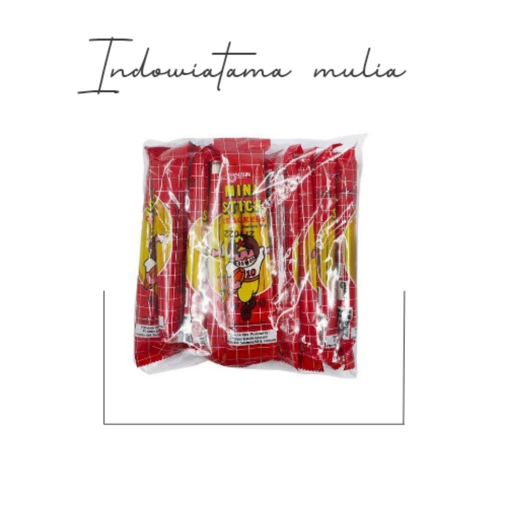 

NISSIN MINI STICK CRACKERS 1 PACK ISI 10 BNGKS