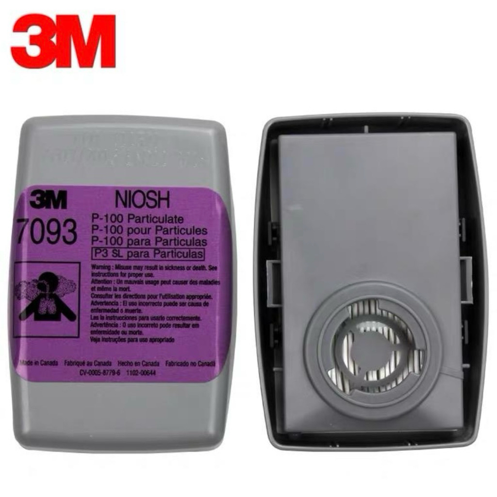 3M 7093 P100 Filter Masket Particulate Catridge Niosh（6200 7502 6800）