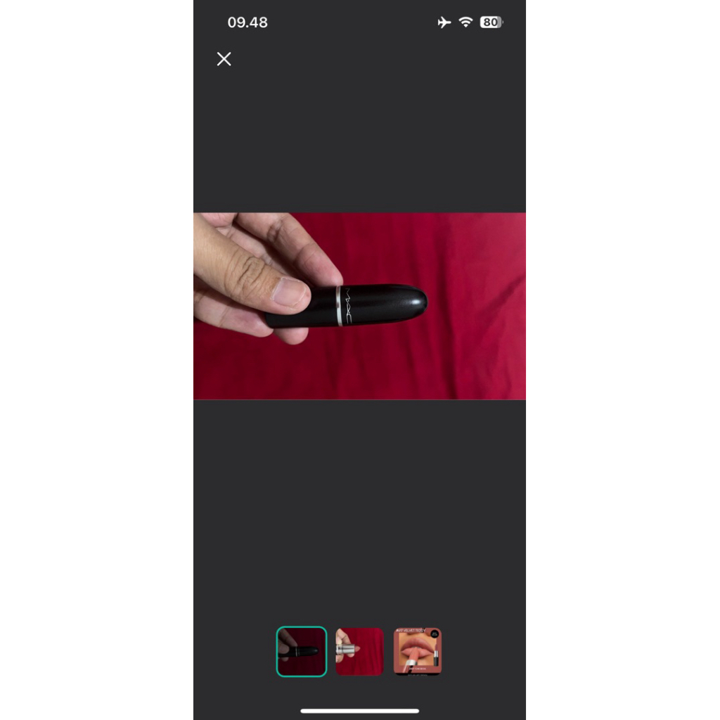 lipstick mac velvet teddy preloved