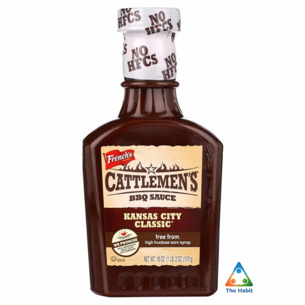 

(The Habit) Saus Barbeque BBQ French's 18oz Cattlemen's kansas city classic 510