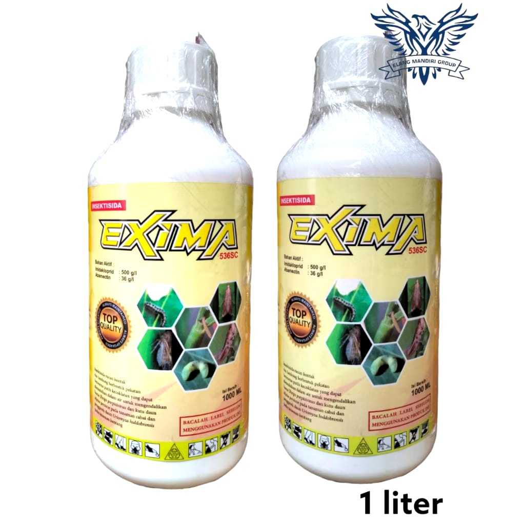 Exima 536SC 1 Liter Imidakloprid 500g/l Abamektin 36g/l Insektisida Pembasmi Hama pada tanaman Gofar