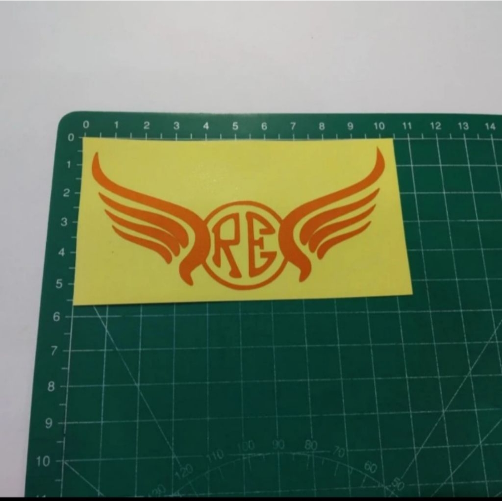 stiker cutting royal enfield