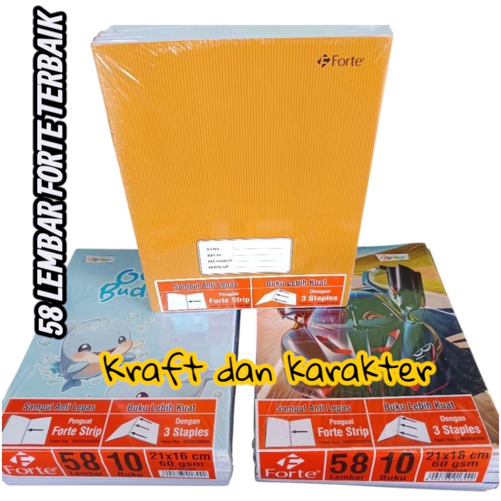 

Ay00! 1 Pak Buku Tulis Isi 58 Lembar Kertas Tebal