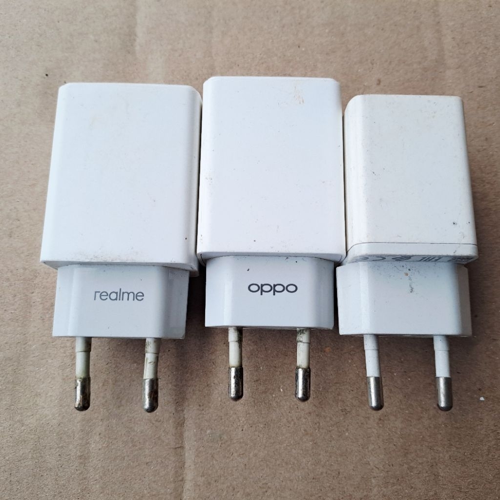 Kepala Charger Oppo Realme 2A 10W Copotan Ori 100% Bawaan HP Bekas Garansi
