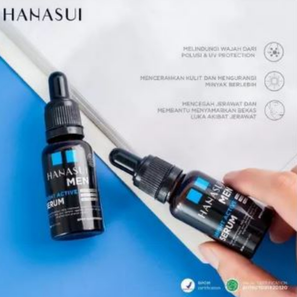 [MURAH] HANASUI MEN Bright Active Serum / Serum Men Hanasui ORIGINAL dan BPOM