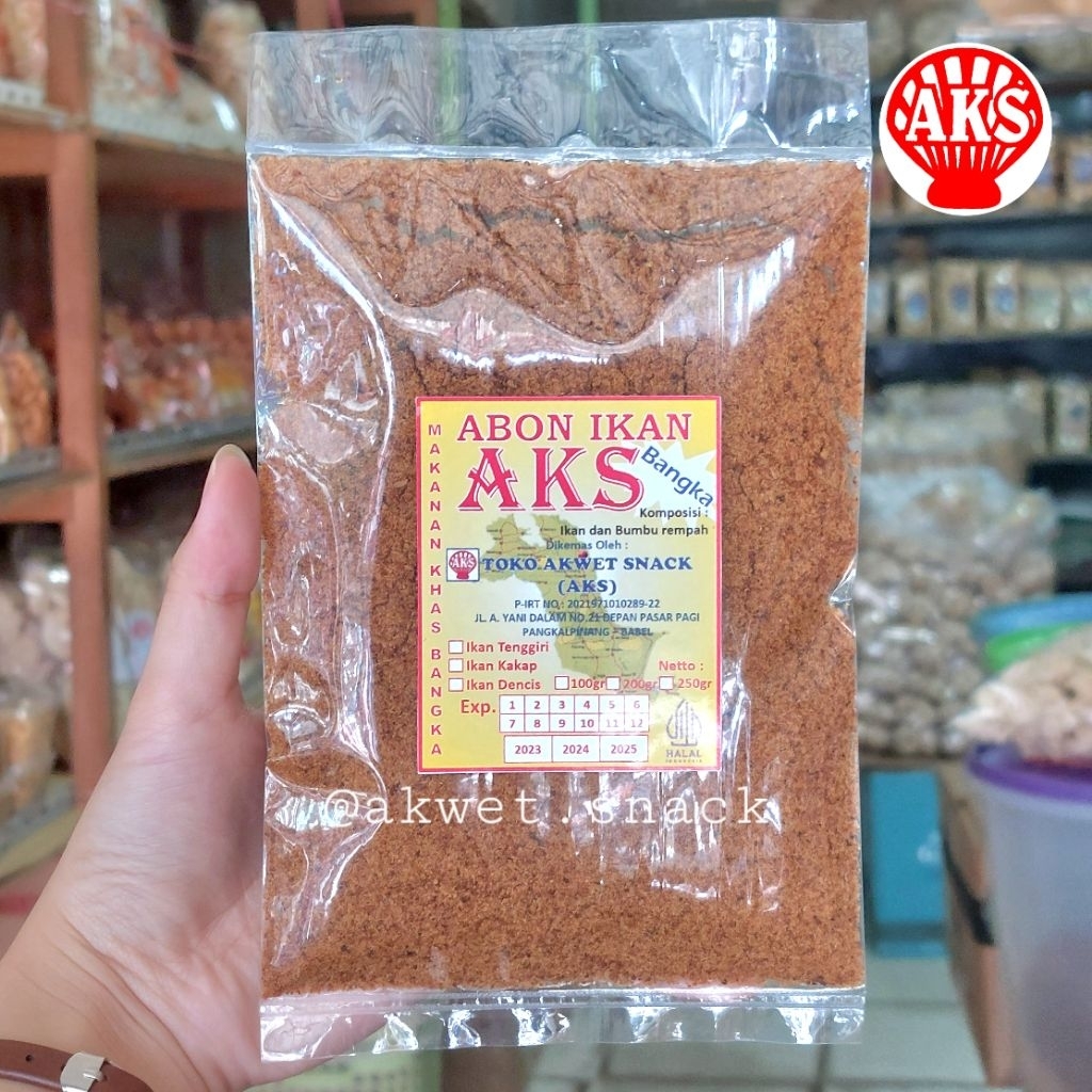 

Akwet Snack | Abon Ikan Tenggiri AKS Belinyu 100 gr Makanan khas Bangka