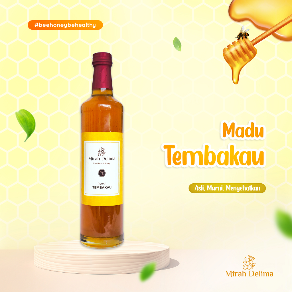 

Madu Tembakau - Raw Natural Honey - 600 ml - Botol Kaca