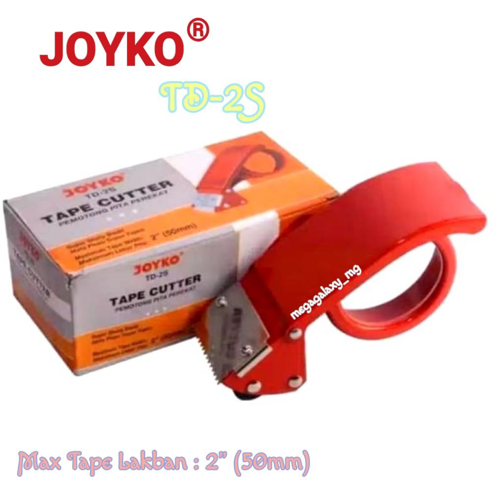 

Tape Cutter Tempat Lakban Pemotong Pita Perekat Dispenser Besi Joyko TD-2S