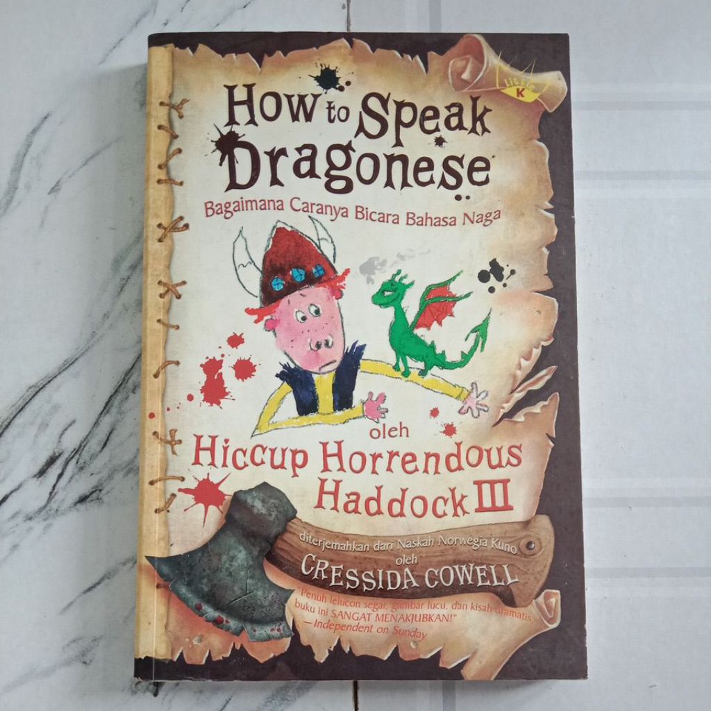 Buku Original HOW TO SPEAK DRAGONESE By Hiccup Horrendouse Haddock