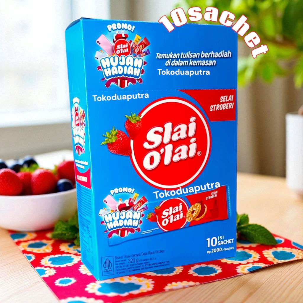 

slai olai strawberry 1 box isi 10 sachet
