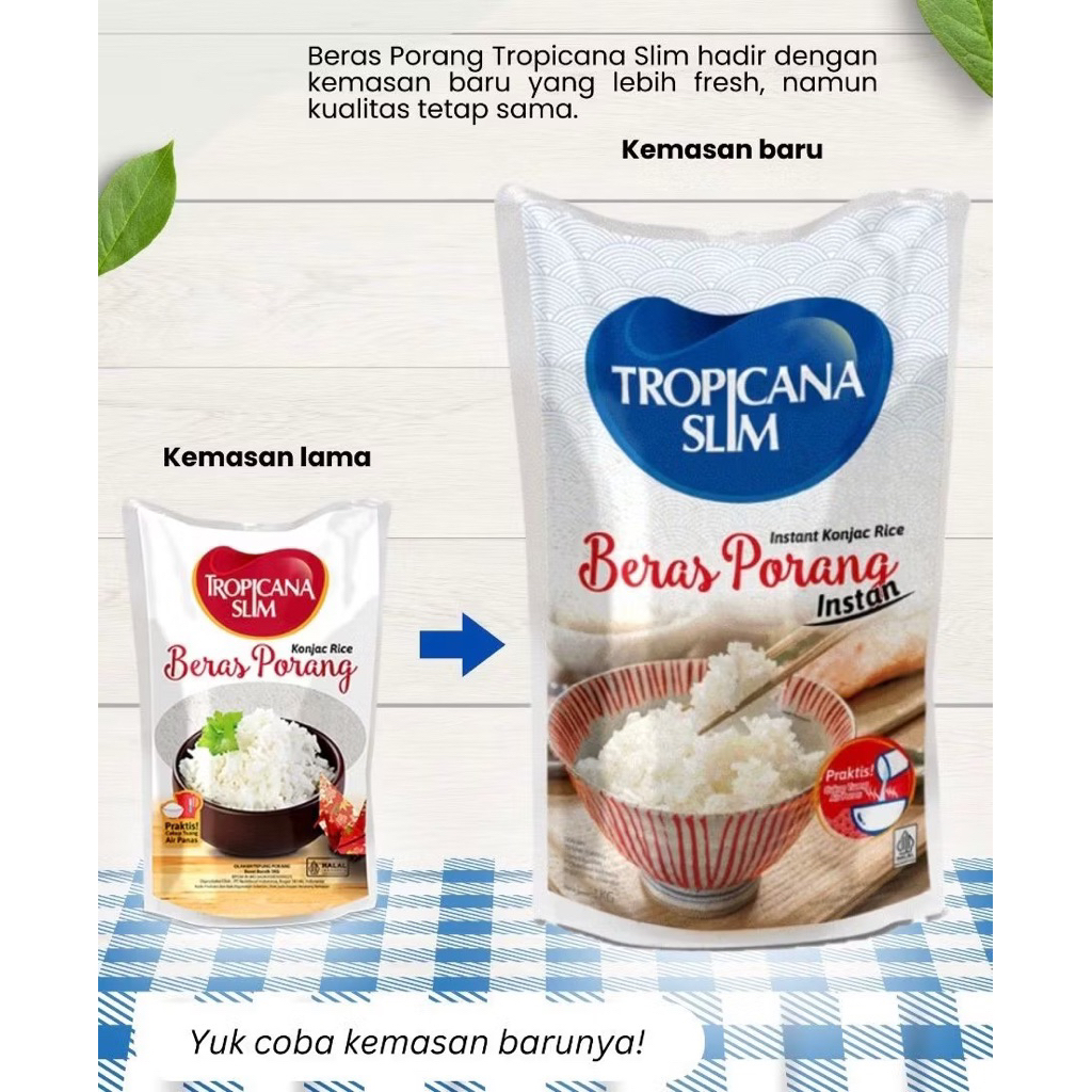 

BERAS PORANG TROPICANA SLIM 1KG