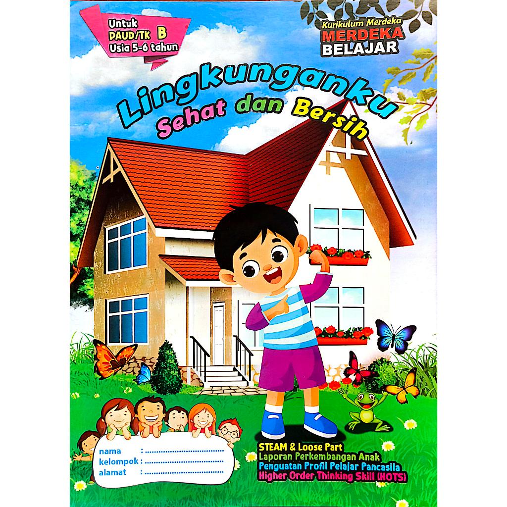 PAKET 10 BUKU KETERAMPILAN TK B - BUKU KURIKULUM MERDEKA - BUKU AKTIFITAS ANAK TK B