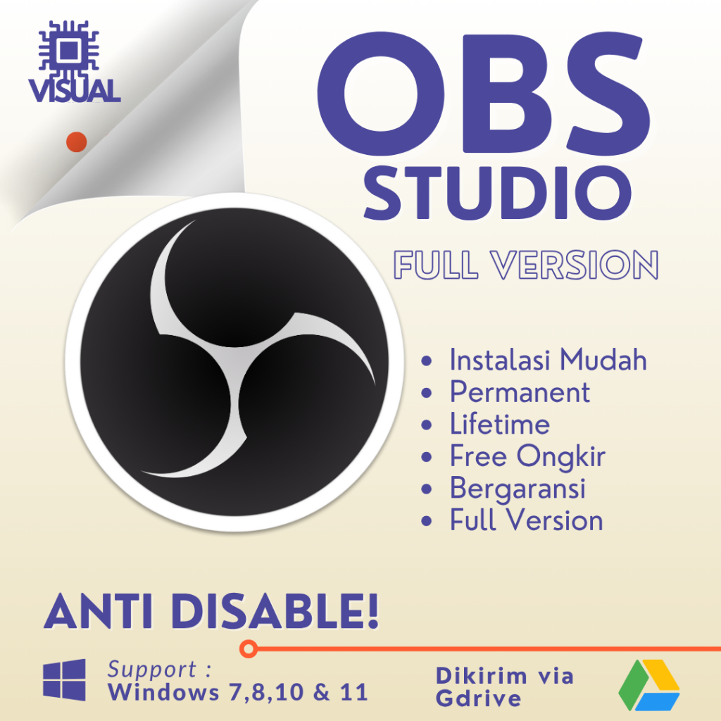 OBS Studio Full Open Broadcaster Software | Visualone