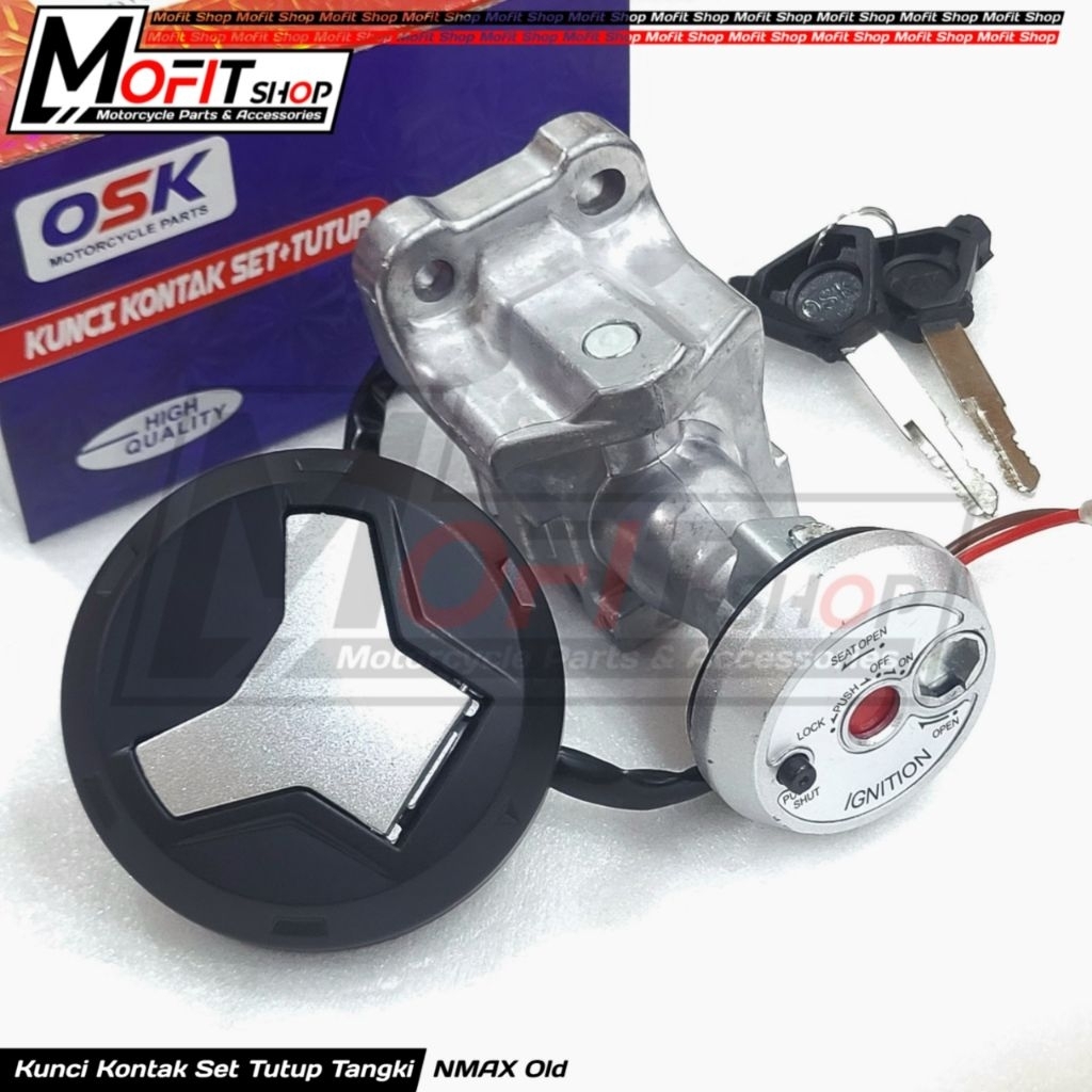 Kunci Kontak Set Tutup Tangki NMAX Old Merk OSK