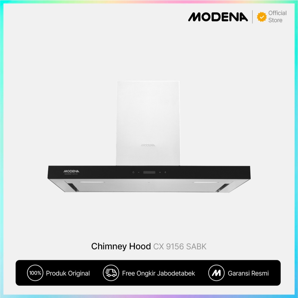MODENA CHIMNEY COOKER HOOD - CX 9156 SABK