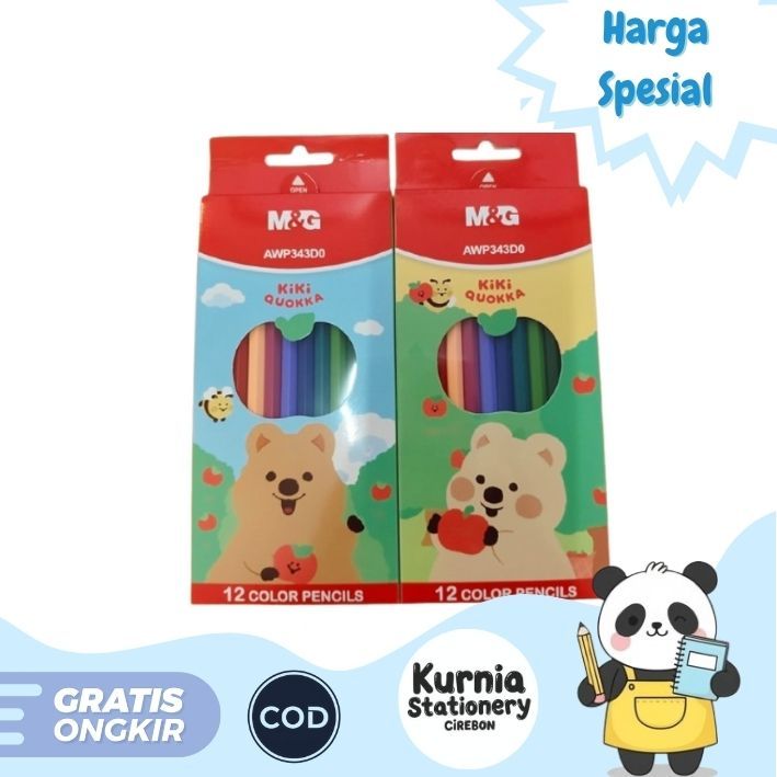 

M&G Kiki Quokka Color Pencils / Pensil Warna ( 12 Warna ) AWP343D0