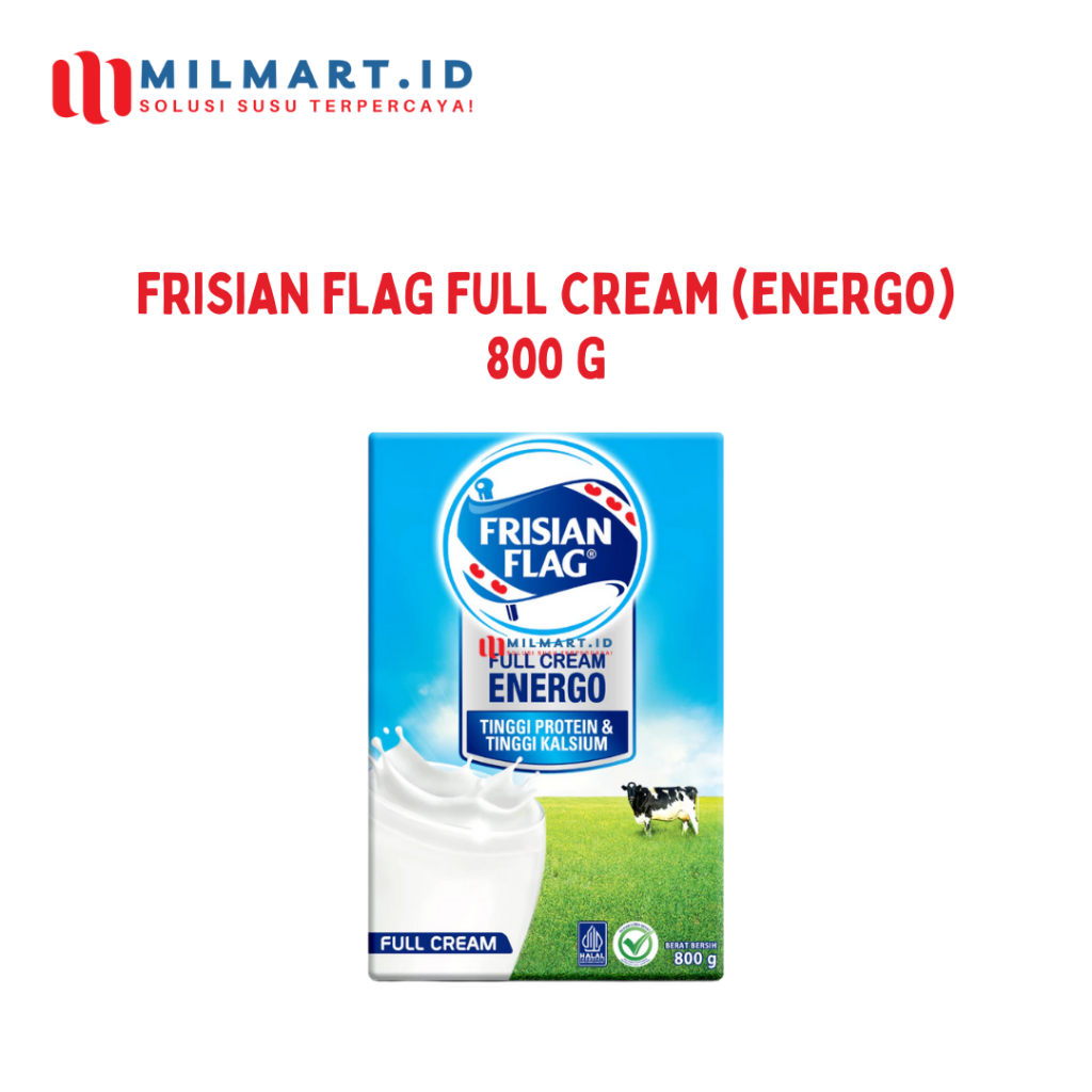 

FRISIAN FLAG FULL CREAM ENERGO 800 G SUSU KELUARGA