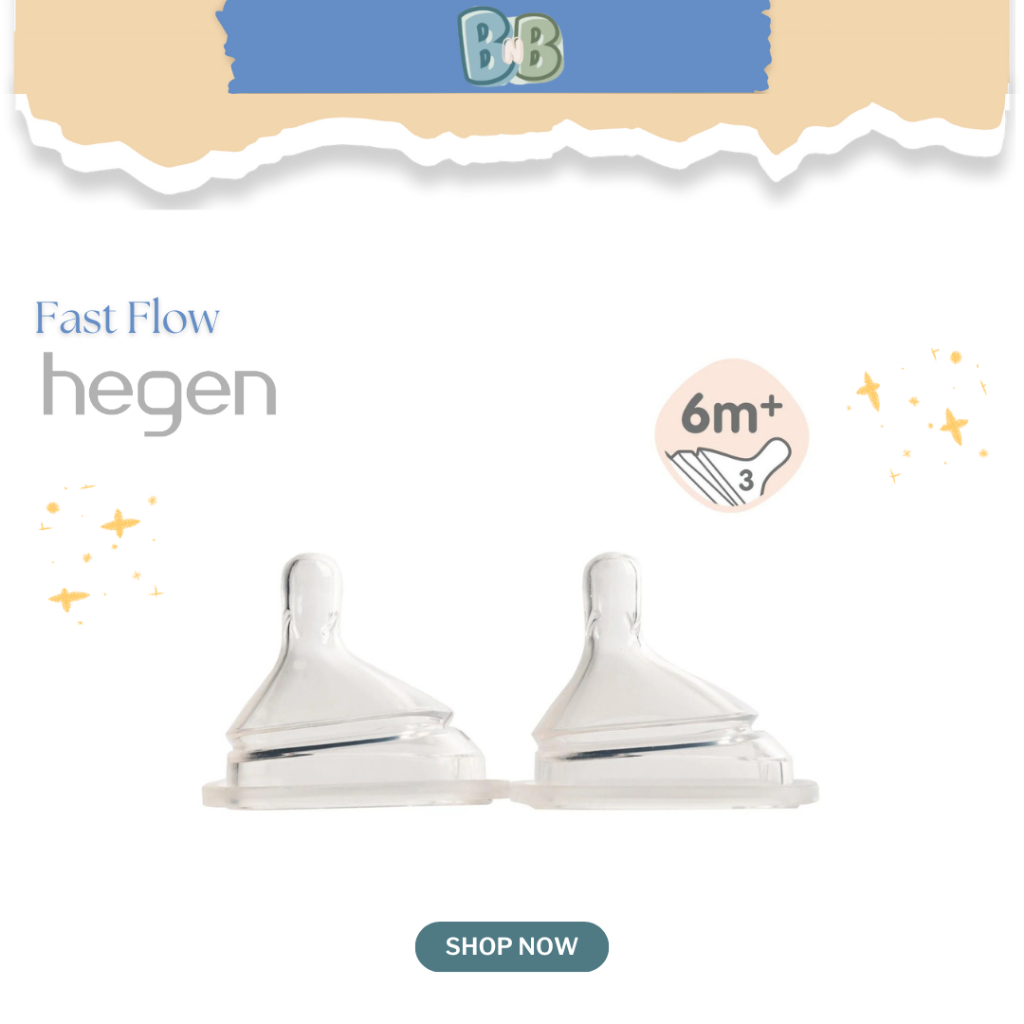 _franzbosse - Hegen Dot Bayi Fast Flow 2-Pack Teat Botol Susu